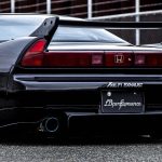 Liberty Walk LB-WORKS Rear Wing for NA1 Acura NSX Installed - Rear Side View