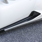 Liberty Walk LB★PERFORMANCE Side Diffusers for LP610-4 Lamborghini Huracán Installed on White Huracán Close View