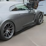 Voltex Urethane Rear Fender Flares for R35 Nissan GT-R [35R-RF] Installed on Car