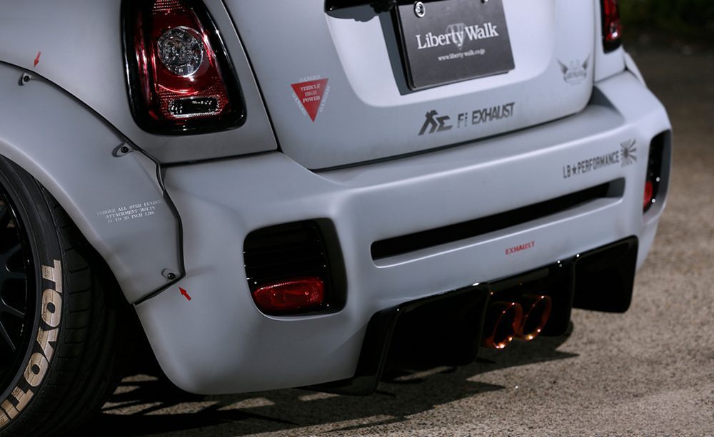 Liberty Walk lb★nation Rear Diffuser for R56 Mini Cooper