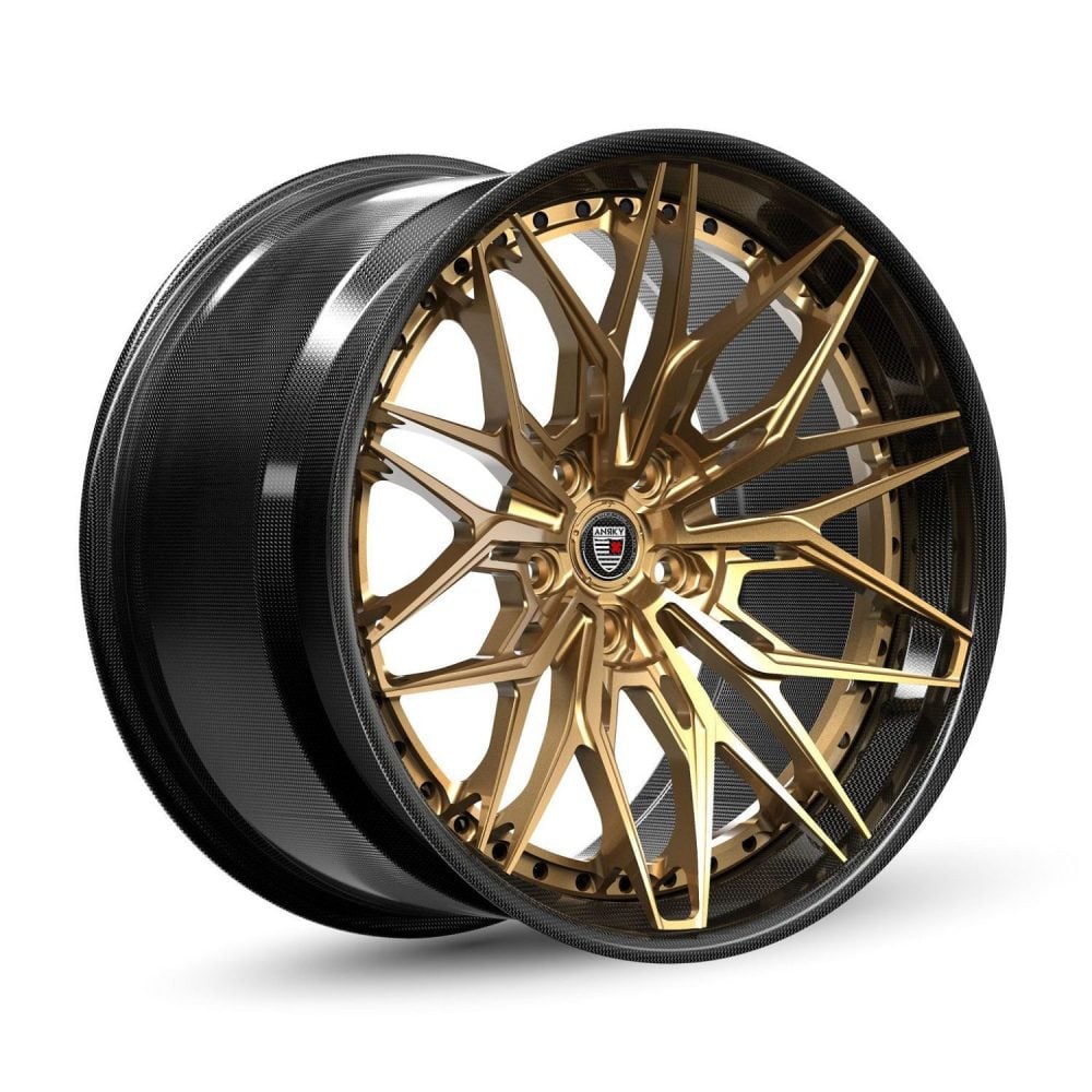 ANRKY C-X1 Wheel in Satin Brushed Gold