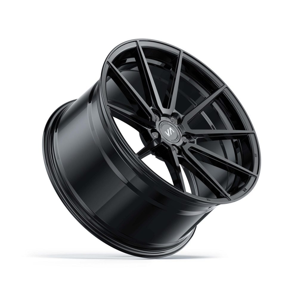 Variant Wheels Argon Wheel in Gloss Piano Black, Tilted View