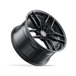 Variant Wheels Krypton Wheel in Super Black Chrome, Tilted View