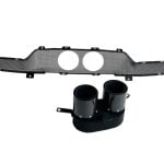 NOVITEC Carbon / Stainless Steel Tailpipes for Ferrari 296 GTB with Grid Insert