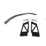 APR Performance Carbon fiber Factory Wing Extension Kit with Gurney Flap for 981 Porsche Cayman GT4
