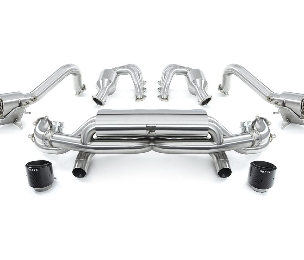 Kline Innovation Valvetronic Exhaust System for 982 Porsche 718 Cayman GT4 / GTS 4.0 / Spyder