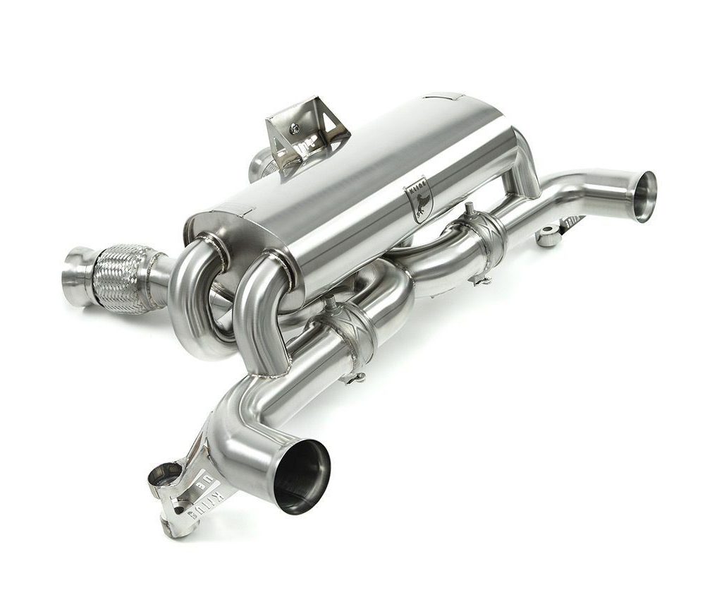 Kline Innovation Valvetronic Exhaust System for 980 Porsche Carrera GT - Top Side View