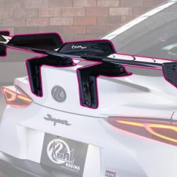 Real Carbon Fiber V-Style GT Spoiler Wing For 2020-2024 Toyota Supra GR A90/A91