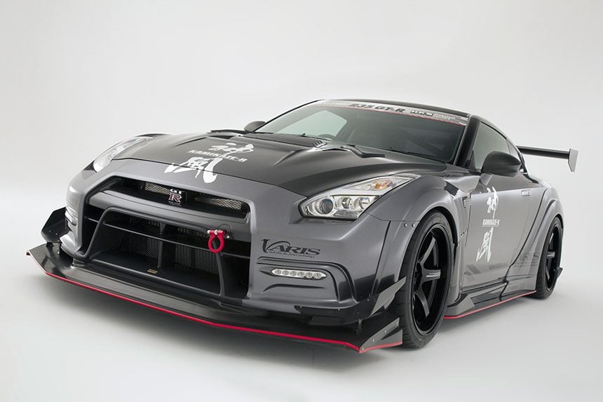 Varis Carbon Big Canards (for KAMIKAZE-R Super Sonic Ver.2 Kit) for CBA-R35 / DBA-R35 Nissan GT-R