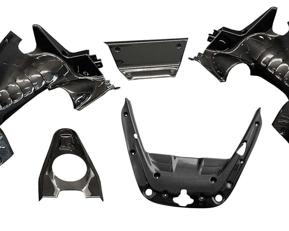 NOVITEC Carbon Engine Bay Cover Set for Ferrari SF90 Stradale & Spider