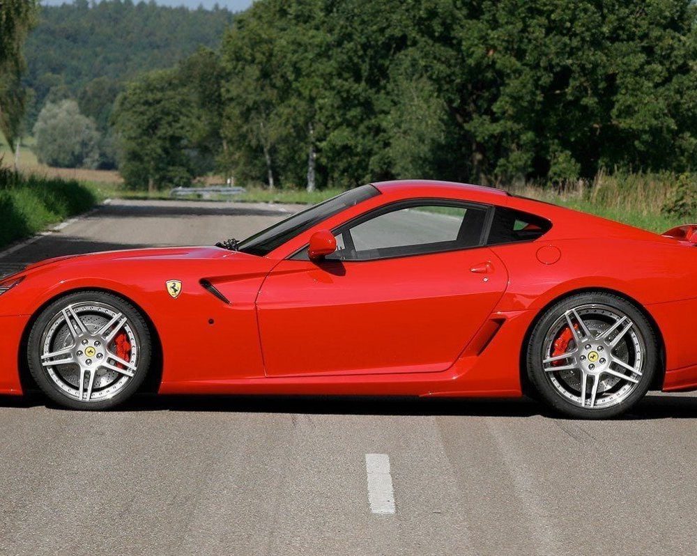 NOVITEC Side Panel Skirts for Ferrari 599 GTB, Installed