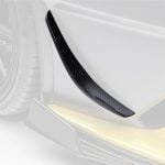 Vorsteiner VRS Program Carbon Front Bumper Canards for LP640-2 Lamborghini Huracan STO in Glossy Finish Installed on STO - Canard Highlighted