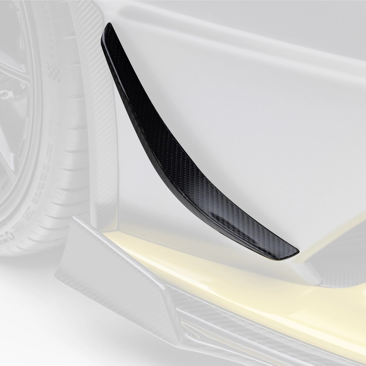 Vorsteiner VRS Program Carbon Front Bumper Canards for LP640-2