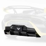 Vorsteiner VRS Program Carbon Rear Diffuser for LP640-2 Lamborghini Huracan STO in Glossy Finish Installed on STO - Diffuser Highlighted