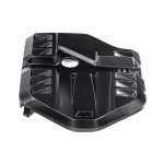 Eventuri Carbon Engine Cover for G8x BMW M3 & M4 in Gloss - Front View of Engine Cover