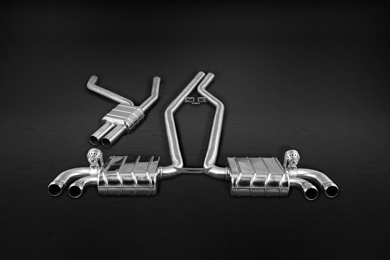 Capristo ECE Valved Exhaust w/ Mid-Pipes for 958 Porsche Cayenne