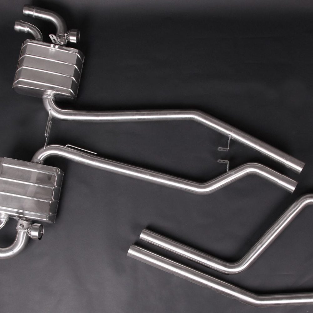 Capristo Valved Exhaust w/ Mid-Pipes for 958.1 Porsche Cayenne Turbo / S
