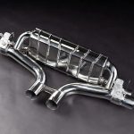 Capristo Valved Exhaust w/ Mid-Pipes & Wicrom Tips for Lamborghini Urus Performante, Muffler