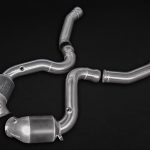 Capristo 250 Cell OPF Catted Downpipes for W205 Mercedes-AMG C63