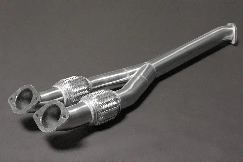 Capristo Y-Pipe Silencer Replacement w/ Secondary Race Pipes for R35 Nissan GTR