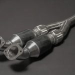 Capristo Center Y-Pipe w/ 250 Cell Secondary Pipes for R35 Nissan GT-R