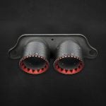 Capristo Carbon Fiber Shell Exhaust Tip for Porsche 991.2 911 GT3 / GT3 RS