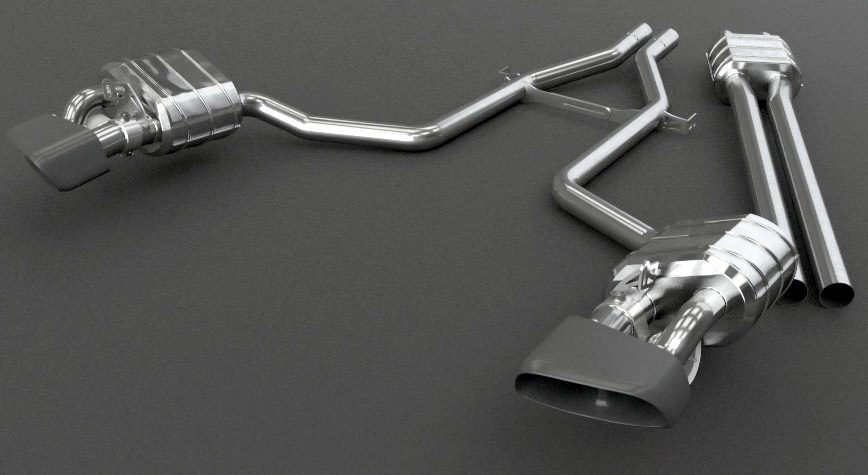 Capristo Valved Exhaust with Mid-Pipes for Executive 970 Panamera GTS / S / 4S 