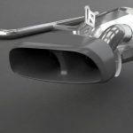 Capristo Valved Exhaust with Mid-Pipes for Executive 970 Panamera GTS / S / 4S, Exhaust Tip