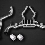 Capristo Valved Catback Exhaust with Carbon Fiber Tips for A90 / A91 Toyota GR Supra