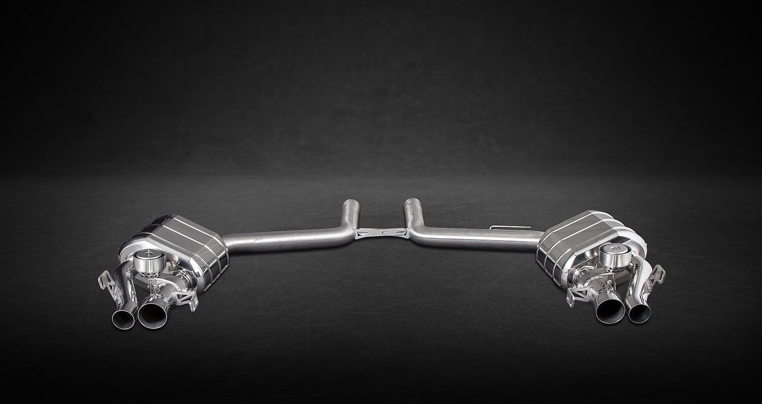 Updated Exhaust Capristo Valved Exhaust System for W212 Mercedes-AMG E63 - Bulletproof ...