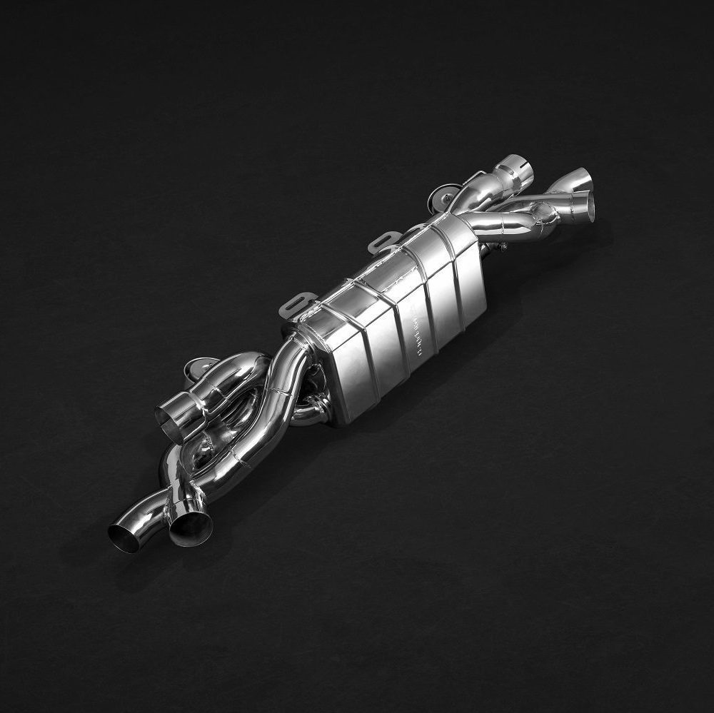Updated Exhaust Capristo Valved Exhaust System for 991 Porsche 911 Turbo / Turbo S ...