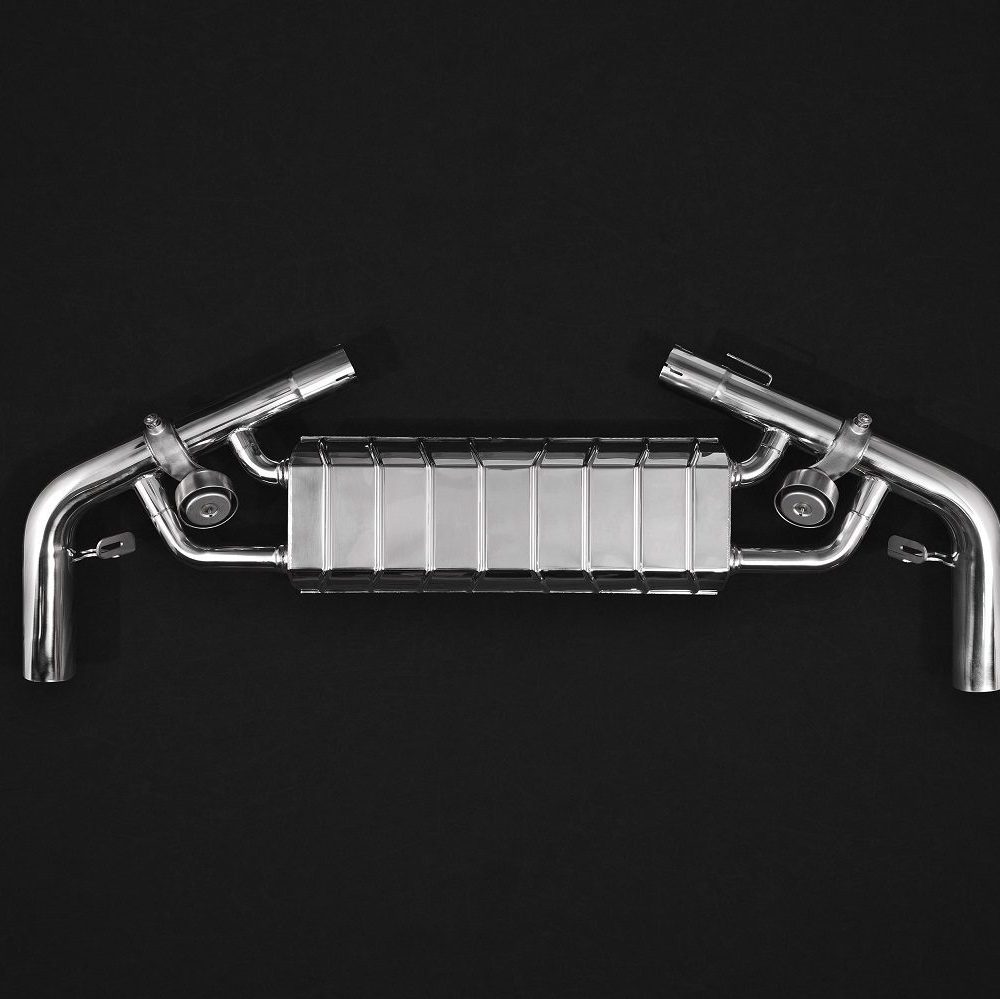 Updated Exhaust Capristo Valved Exhaust w/ Mid-Pipes for X166 Mercedes-AMG GL 63 / GLS ...