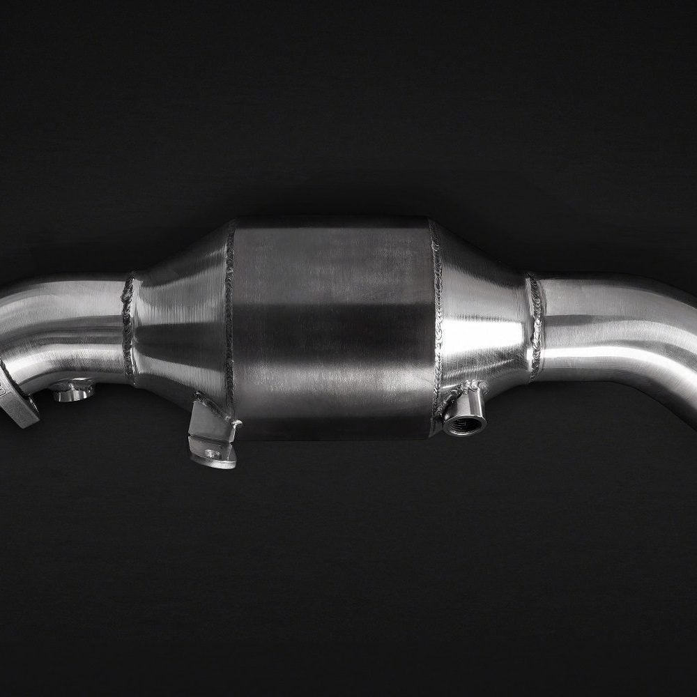 Capristo Middle Silencer Spare w/ 250 Cell Sport Cats for R231 Mercedes-Benz SL63 AMG