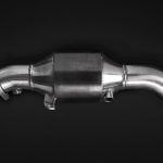 Capristo Middle Silencer Spare w/ 250 Cell Sport Cats for R231 Mercedes-Benz SL63 AMG