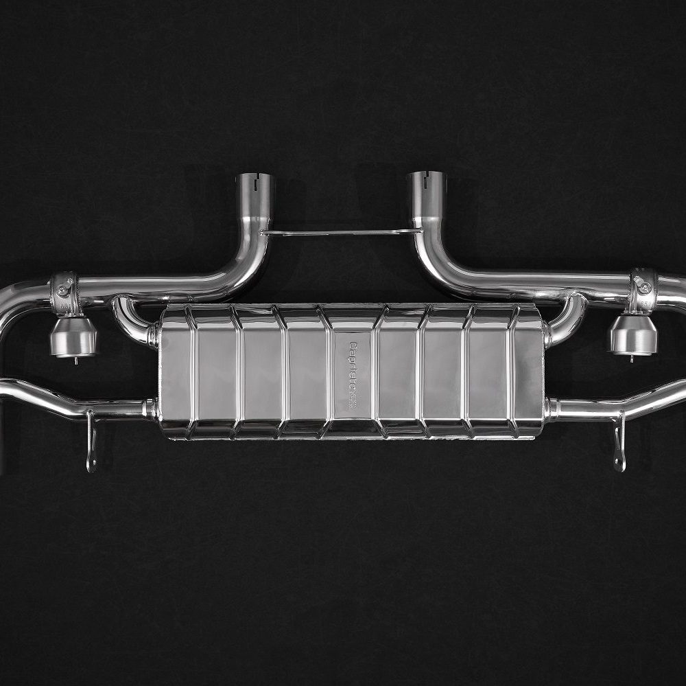 Updated Exhaust Capristo Valved Exhaust w/ Mid-Pipes for C253 & X253 Mercedes-AMG GLC ...