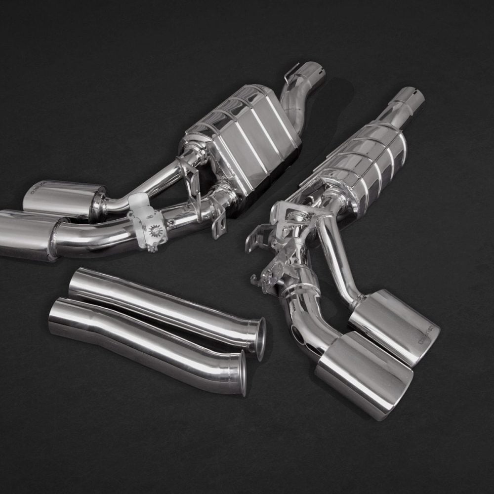 Capristo Valved Dual Mufflers for W463A Mercedes-AMG G63