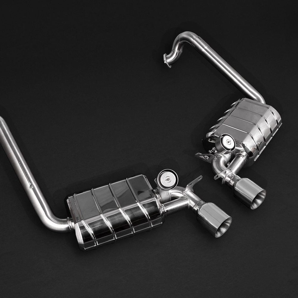 Capristo Valved Exhaust with Stainless Tips (PSE) for 981 / 982 Porsche Boxster / 718 Boxster / Cayman / 718 Cayman