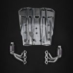 Capristo Headers w/ Sports Cats & Carbon Engine Cover for 991.2 911 GT3 RS