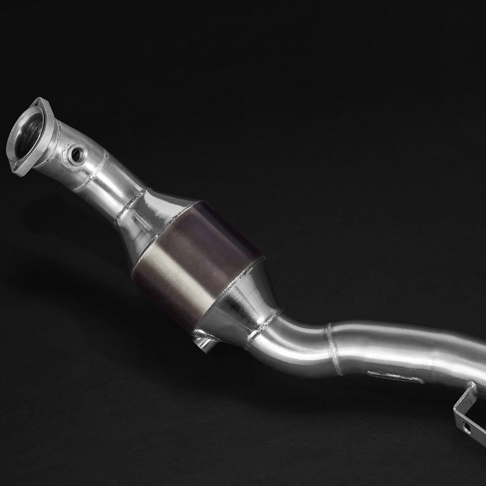 Capristo 250 Cell Catted Downpipe for W218 Mercedes-AMG CLS63