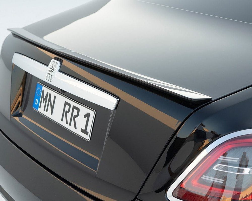NOVITEC Rear Spoiler Lip for Rolls Royce Ghost II / Black Badge
