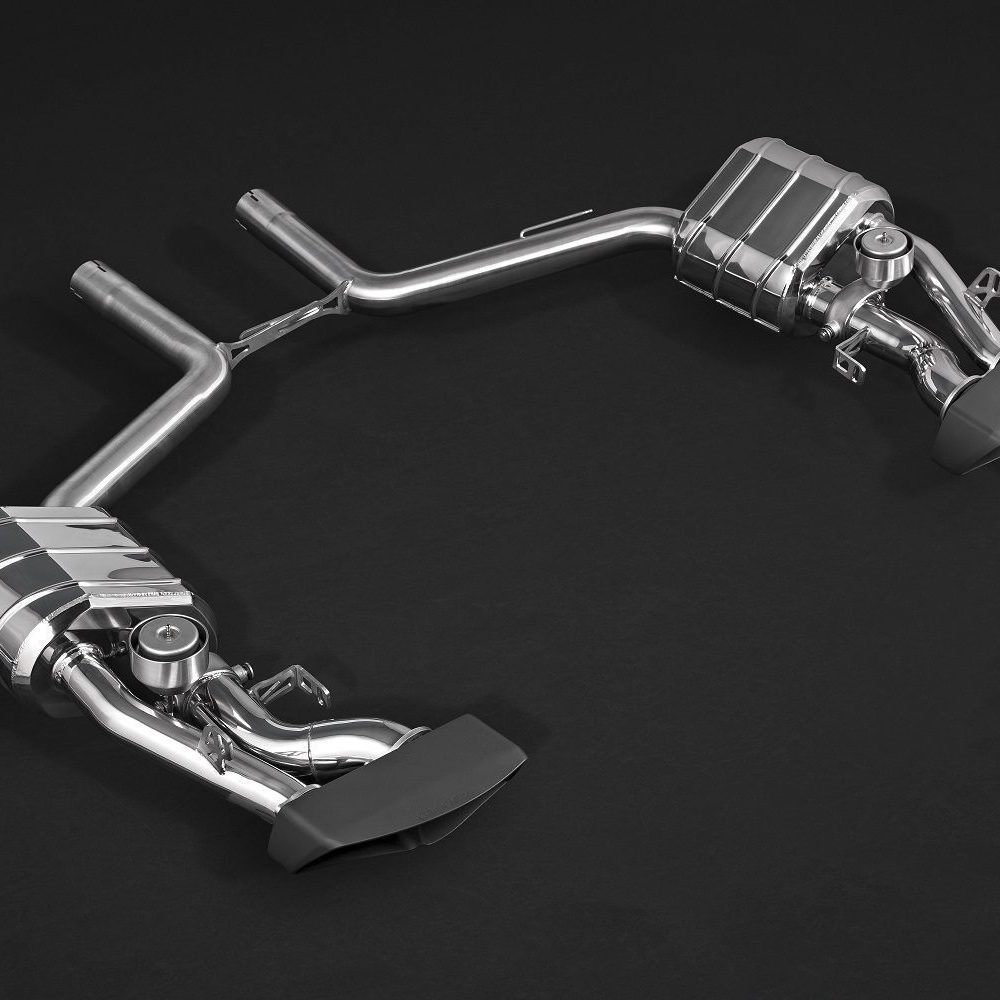 Capristo Valved Exhaust w/ Mid-Pipes for W218 Mercedes-AMG CLS63
