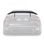 ADRO Carbon AT-S Swan Neck GT-Wing for G82 BMW M4 Installed on Dark Grey M4 - Wing Highlighted