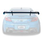 ADRO Carbon AT-R1 Swan Neck GT-Wing for ZD8 Subaru BRZ / ZN8 Toyota GR86 Installed on Blue GR86 - Wing Highlighted