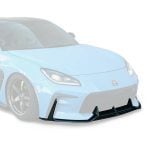 ADRO Carbon Front Lip for ZN8 Toyota GR86 Installed on Blue GR86 - Lip Highlighted