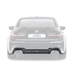 ADRO Carbon Rear Diffuser for G20 BMW M340i (pre-facelift) Installed on Dark Grey M340i - Diffuser Highlighted