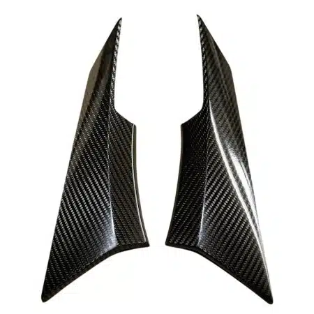 Top Secret Dry Carbon Front A-Pillar Covers for RZ34 Nissan Z