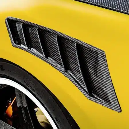 Top Secret Dry Carbon Front Fender Ducts for RZ34 Nissan Z
