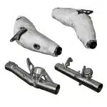 Capristo F8 Valved Exhaust - Heat-Protected Downpipes with Valved Pipes
