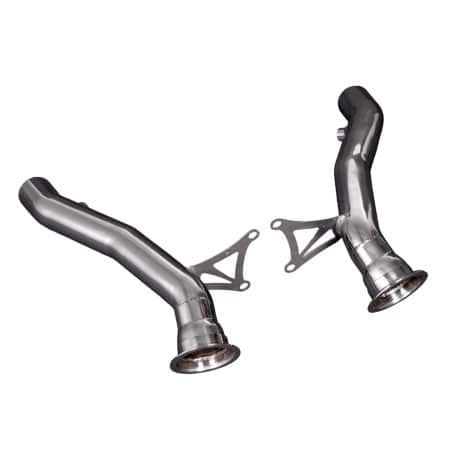 Capristo Heat-Protected Race Downpipes for F142 Ferrari 458 Italia & Spider [02FE00403022/02FE00403022OBD]