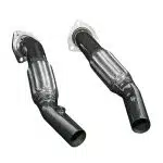 Capristo F430 Race Downpipes - Top View